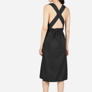 Everlane Clean Cotton Cross-Back Dress (size 4)